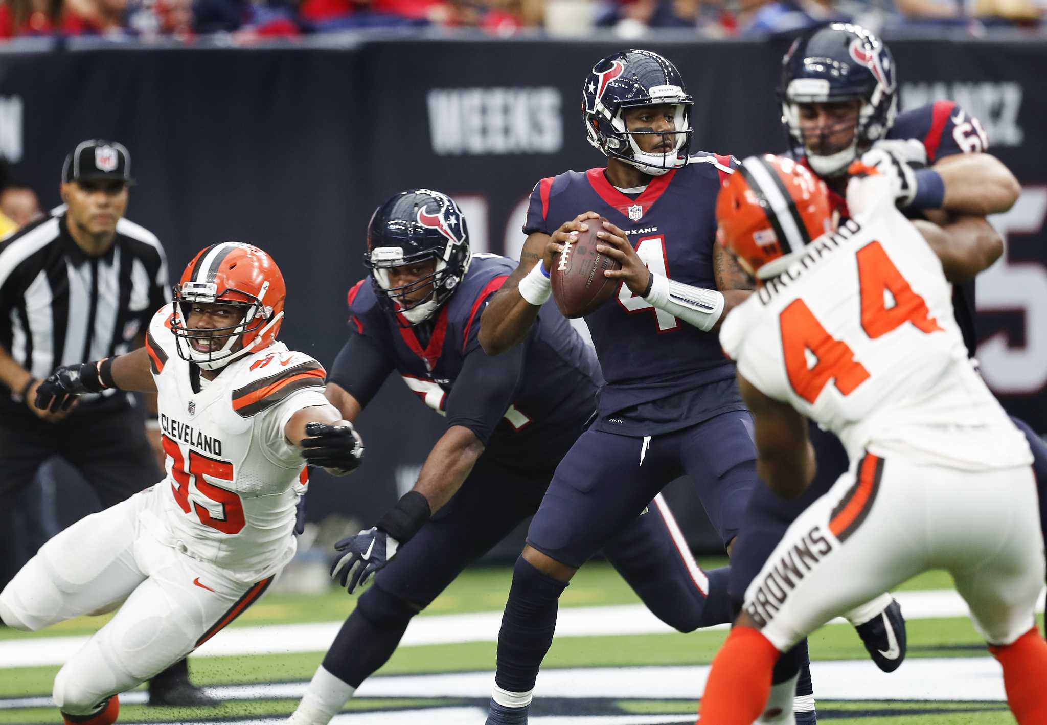 Texans' Deshaun Watson on wearing Warren Moon jersey: 'It's all love and  respect'