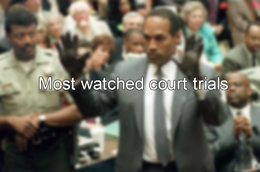 Gallery The most watched court trials of recent history