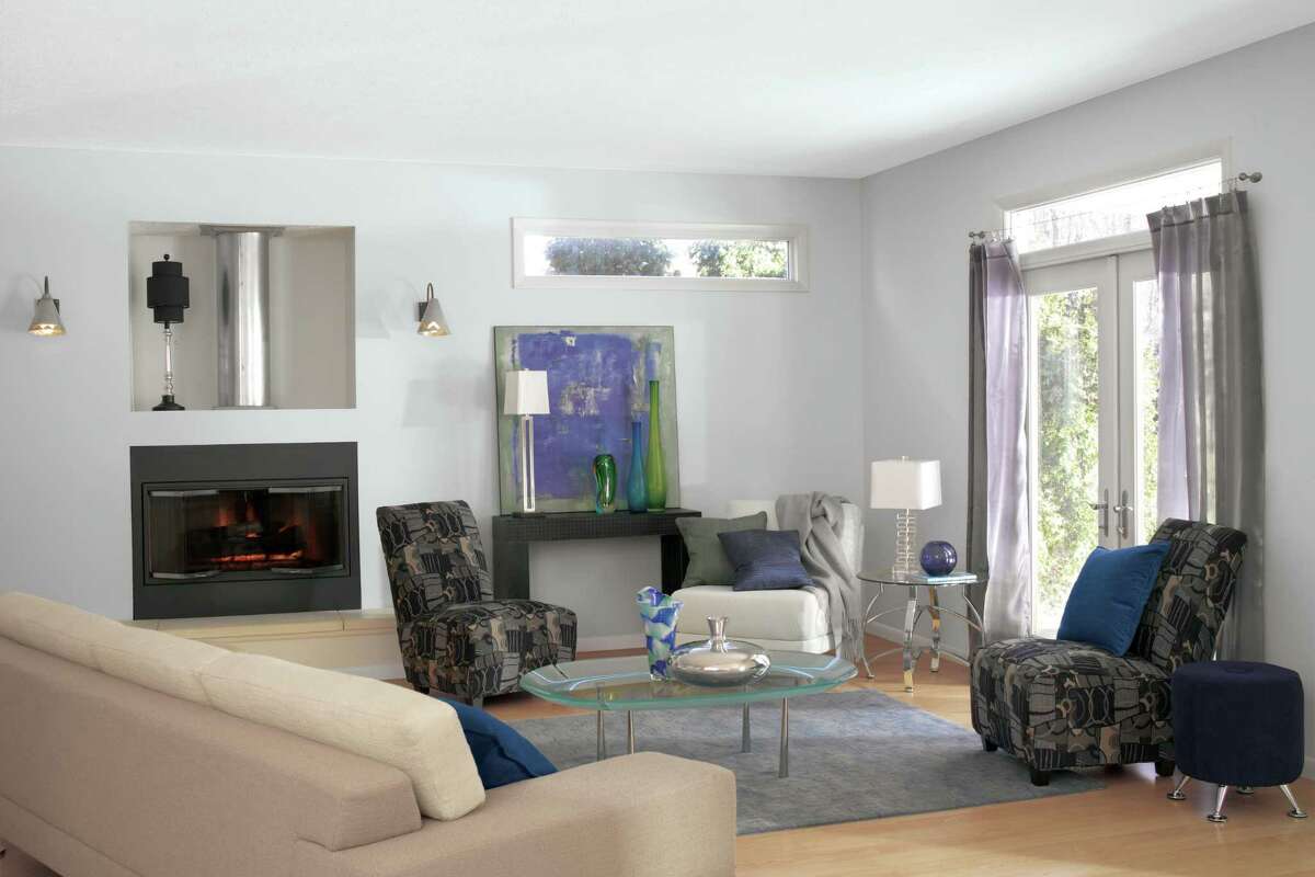 Wading Through A Sea Of Paint Colors Doesn T Have To Be Overwhelming 1of 32a Living Room Painted In Sherwin Williams Most Popular Paint Color Gray Screen Photo