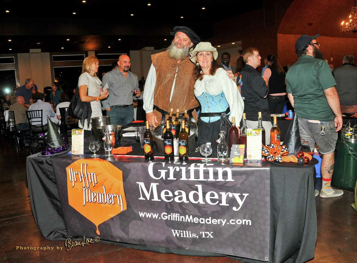 Pictured are representatives from the Griffin Meadery in Willis at the 2016 Spirits of Texas wine and food tasting hosted by the Rotary Club of Conroe. This year's event is set for Tuesday, Oct. 24, 6:30 to 9 p.m. at the North Montgomery County Community Center in Willis. Tickets are $25 and may be purchased from any Rotary Club of Conroe member, at the door, or through President Elect Leland Duskin at leland.dushkin@weaver.com.