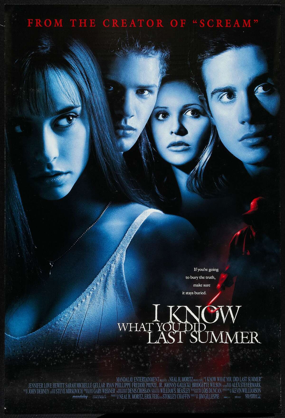 Poster for the movie 'I Know What You Did Last Summer,' 1997.