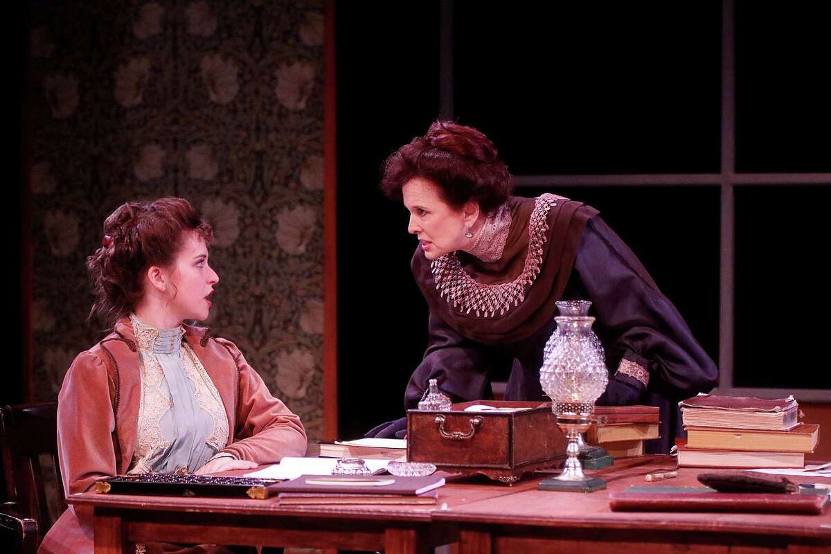 Shanae'a Moore, left, is Vivie Warren and Celeste Roberts is Kitty Warren in Classical Theatre Company's production of "Mrs. Warren's Profession."