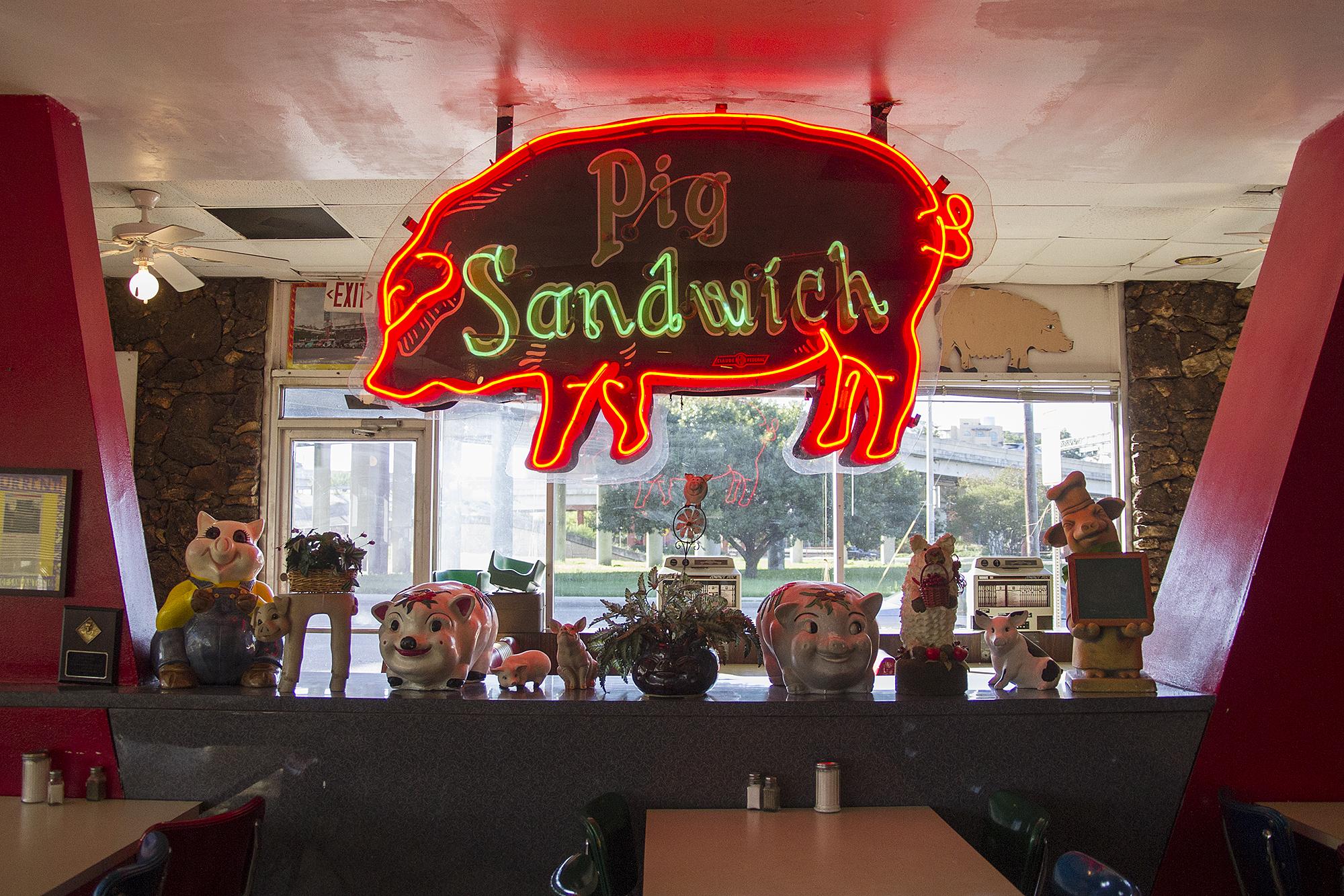 San Antonio Pig Stand the last of its kind