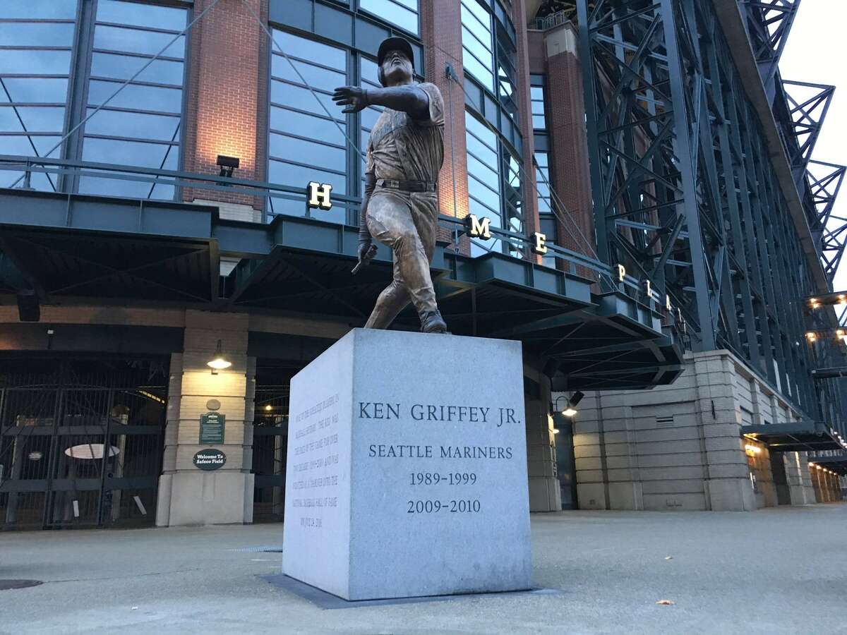 The Seattle Mariners confirmed someone broke off the bat from Ken Griffey Jr.'s statue outside Safeco Field on Tuesday. 