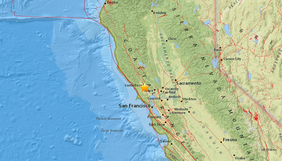 Magnitude 2.7 earthquake strikes near Rohnert Park, California