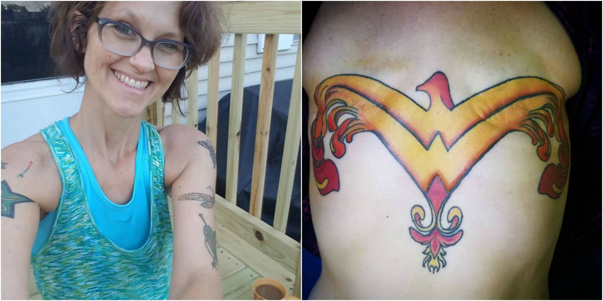 Wonder Woman Tattoo Appreciation Page  Beautiful and bright watercolour  style logo and lasso by The Flesh Doctor  Facebook