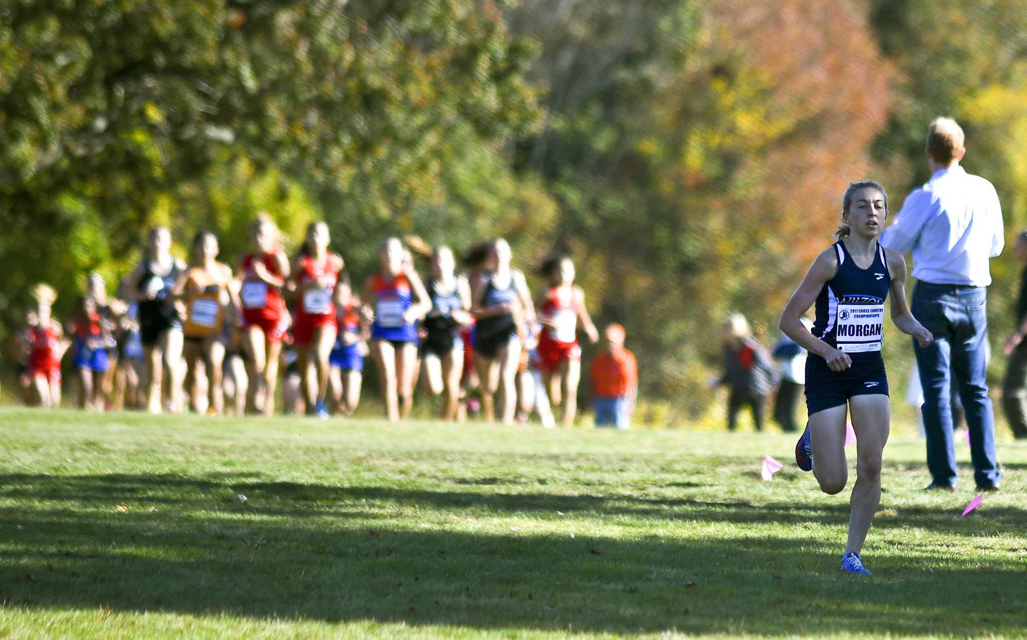 Greenwich girls cross country team wins FCIAC championship