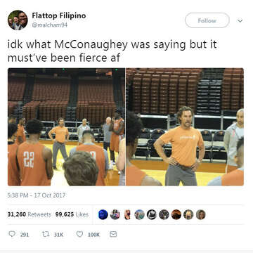 Internet Turns Matthew Mcconaughey S Power Stance At The