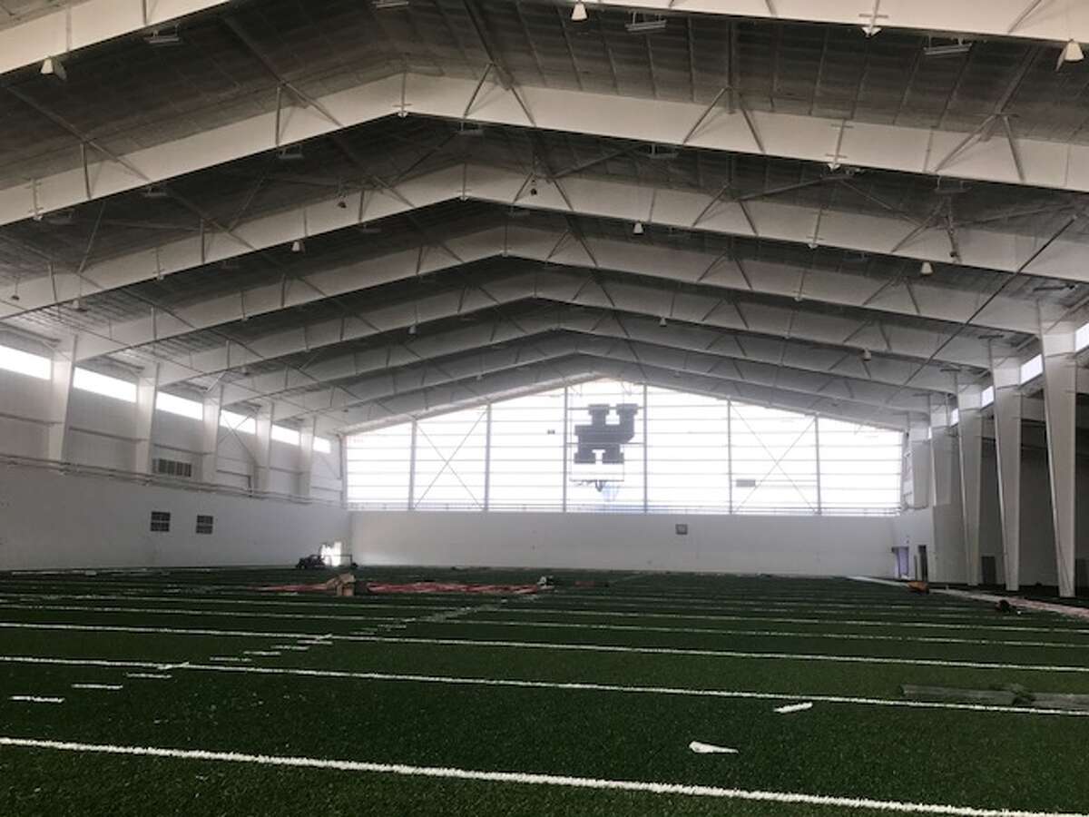UH's 20 million indoor football facility nearly ready