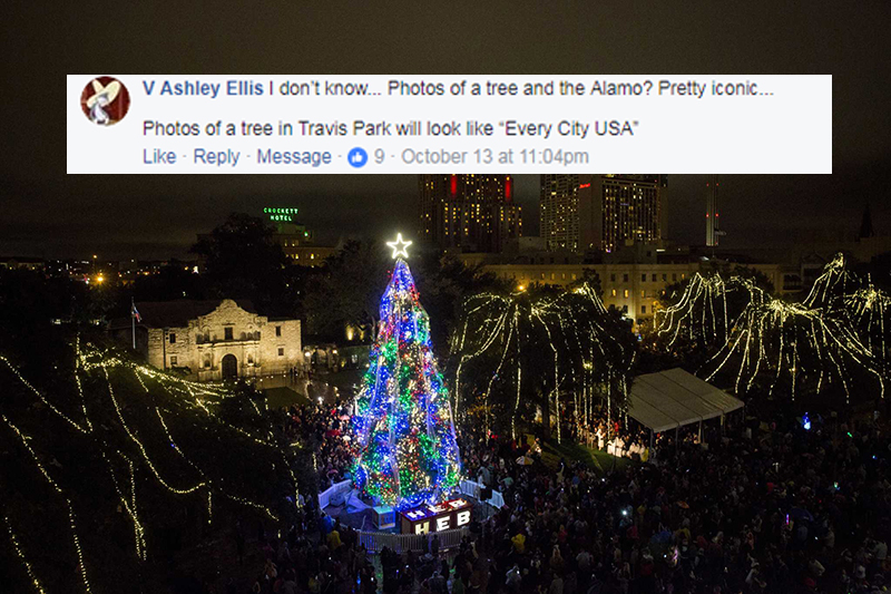 Decision to relocate HEB treelighting tradition upsets many in S.A.