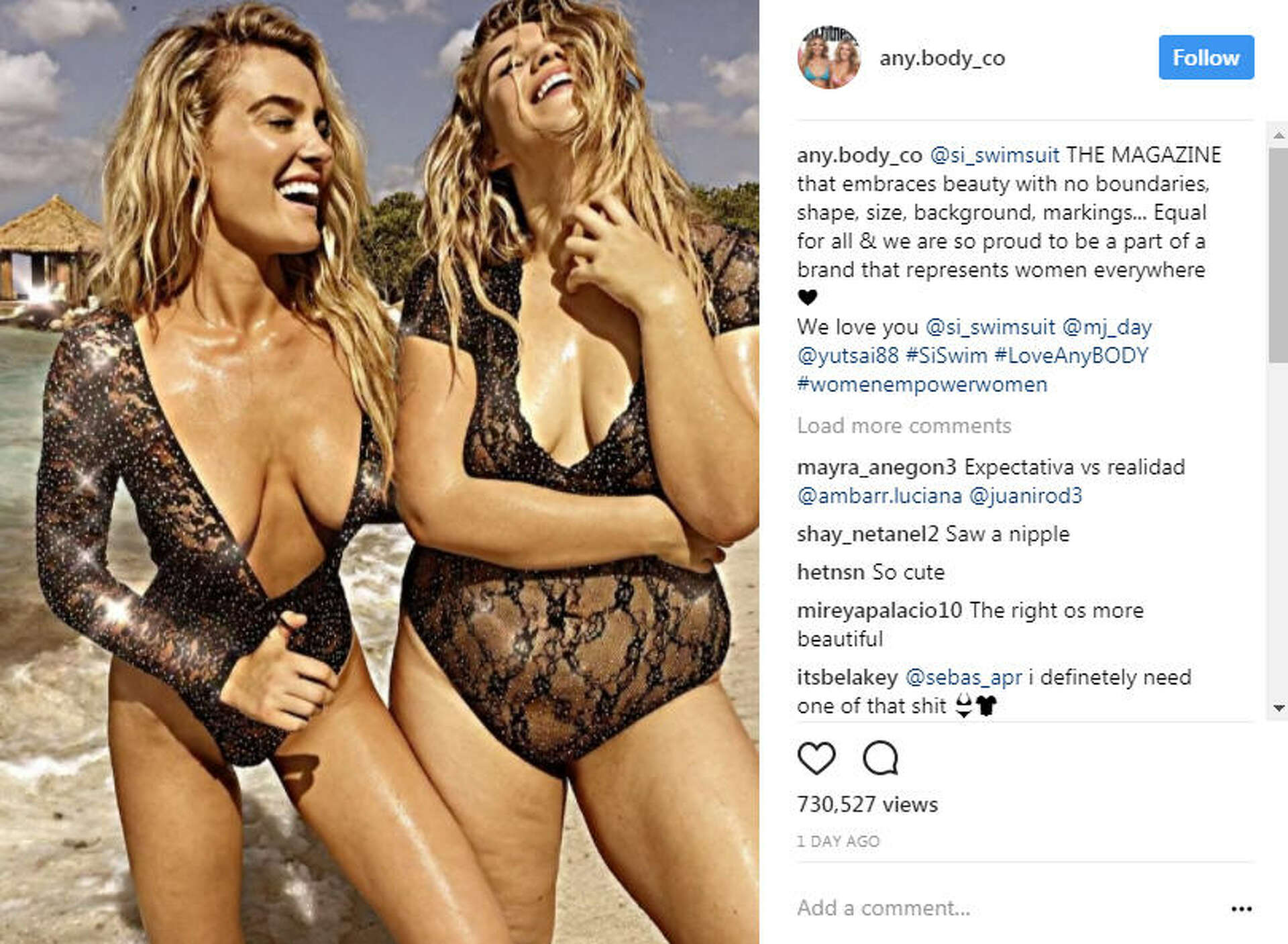 Sports Illustrated duo brings body positivity to the forefront of modeling