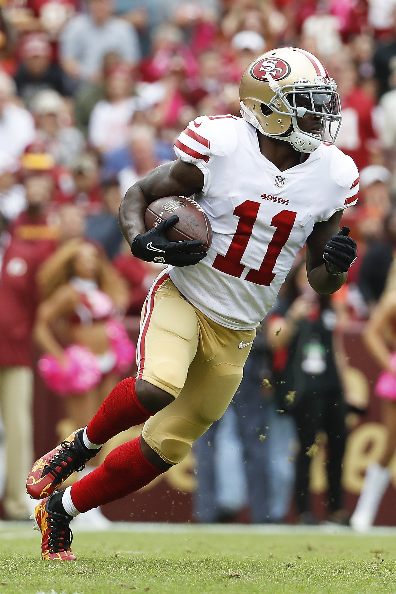 49ers Receiver Marquise Goodwin Scores Emotional Touchdown Hours After  Losing His Child