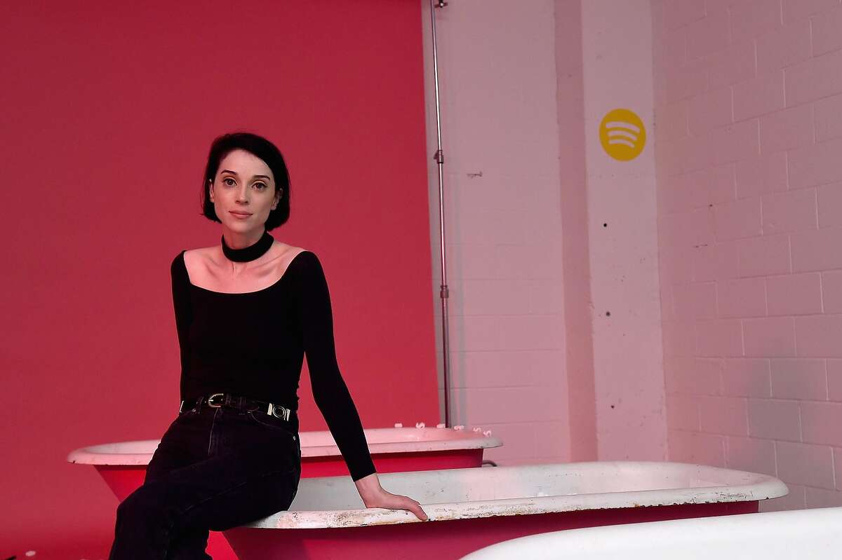 NEW YORK, NY - OCTOBER 04: St. Vincent attends the Special Escape Room Experience created by Spotify for St Vincent and their bggest fans to celebrate forthcoming album "Masseduction" on October 4, 2017 in New York City. (Photo by Ilya S. Savenok/Getty Images for Spotify)