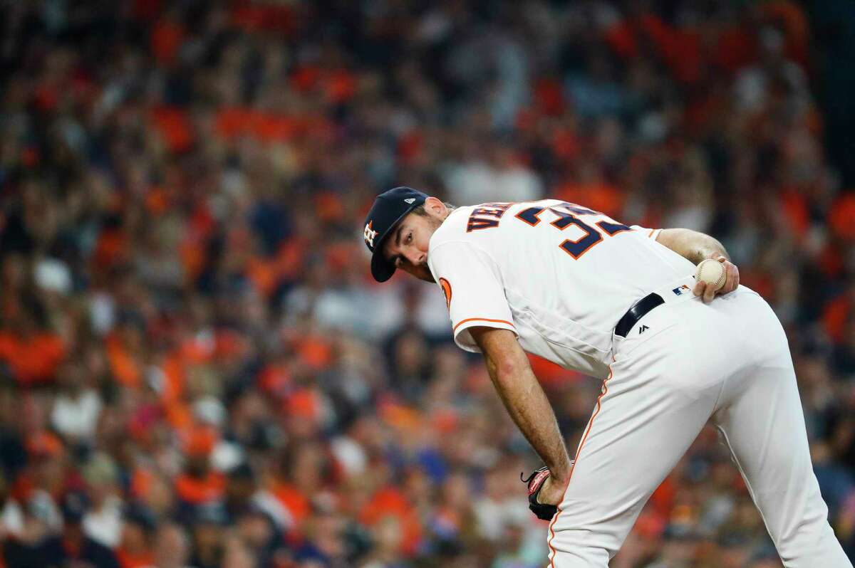 Astros starting pitcher and playoff veteran Justin Verlander relies more on instinct than on any game plan on the mound.