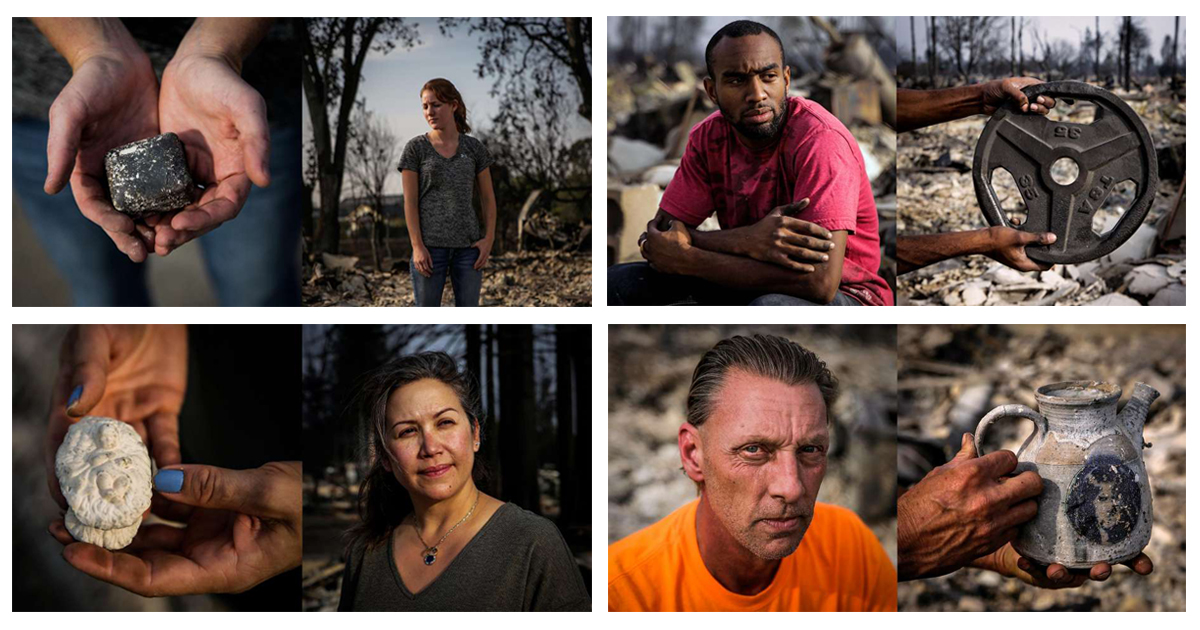 Lost and found: Keepsakes pulled from the ruins of California wildfires
