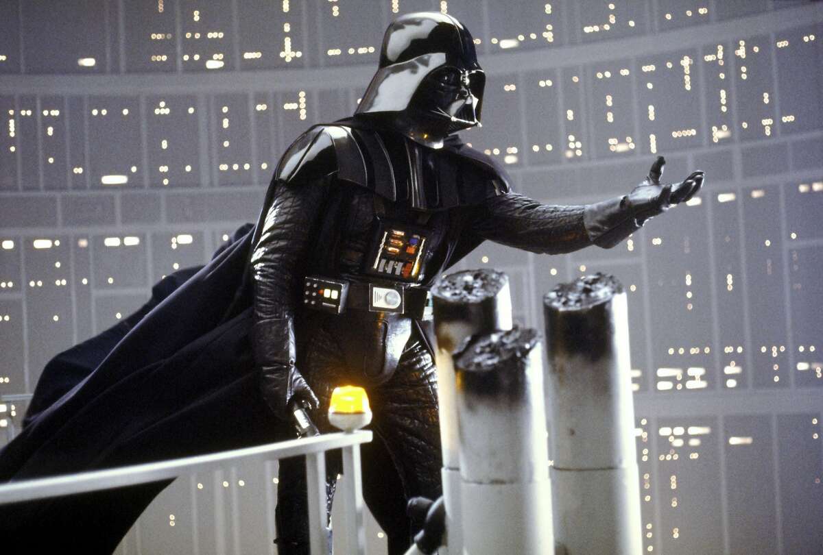 Darth Vader in a scene from "The Empire Strikes Back."