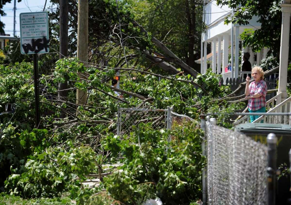 FEMA tours Bridgeport's tornado damage