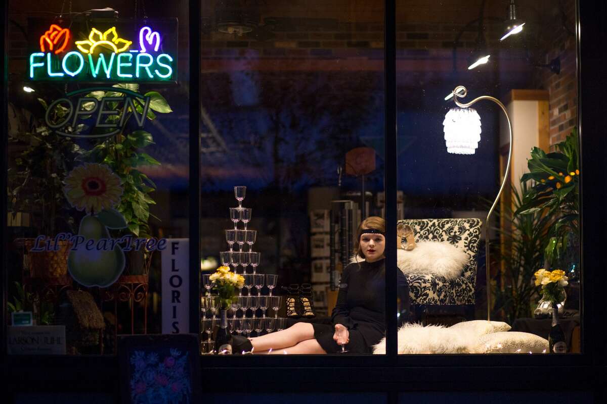 Mannequin Night in downtown Midland