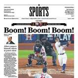 Houston Chronicle Front Pages Capture Astros' Run To World Series ...