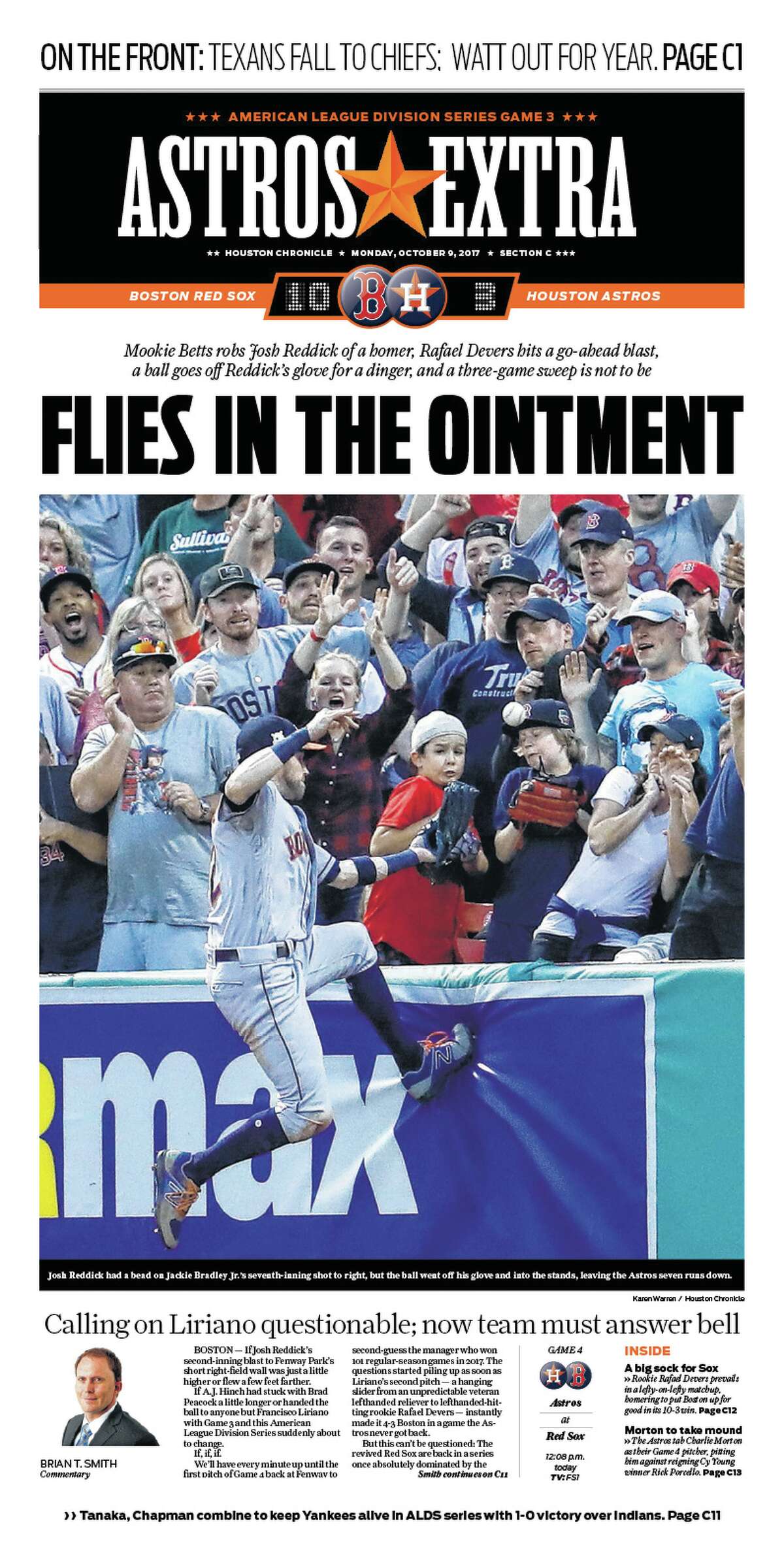 Celebrate the Astros with Sunday's historic print edition