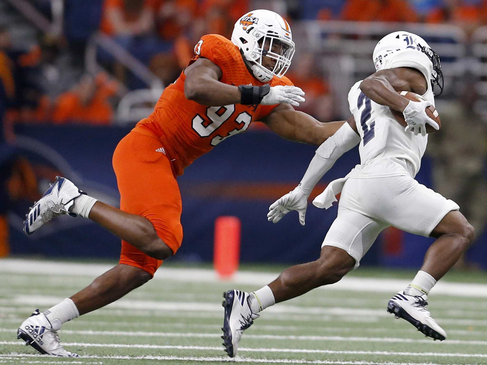 UTSA Year in Review, No. 5: Marcus Davenport selected 14th overall by New  Orleans Saints in the NFL Draft, UTSA Today, UTSA