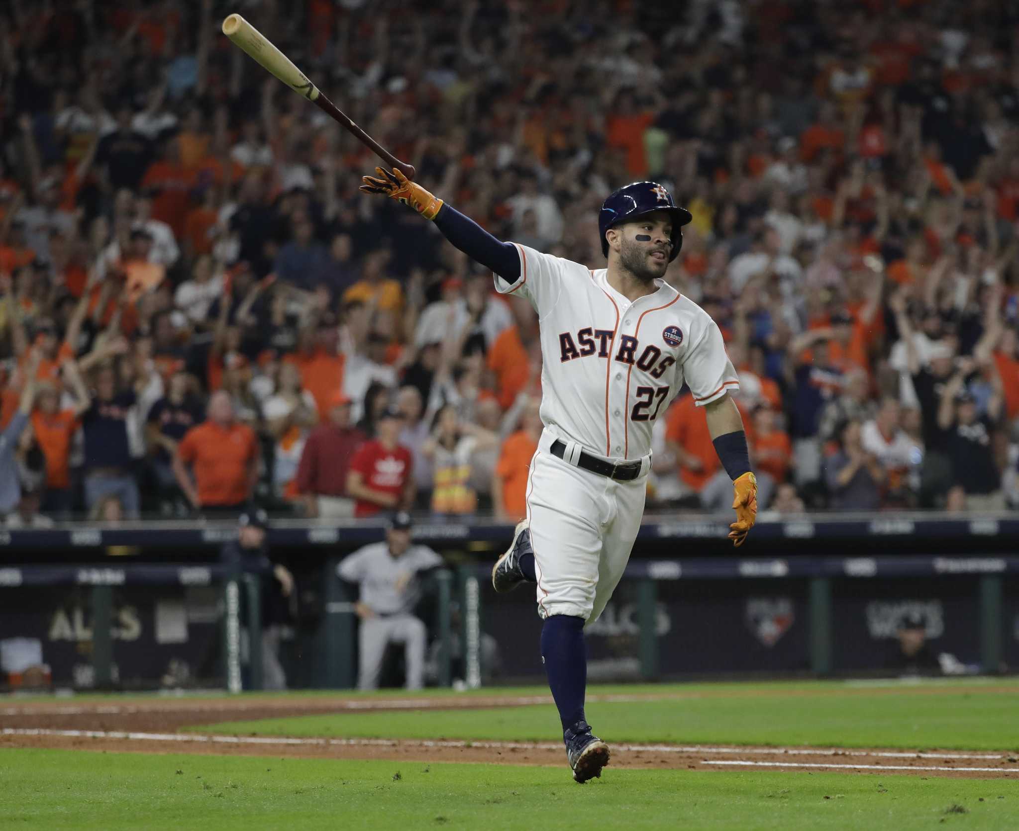 José Altuve praises teammates after Astros punch ticket to World Series