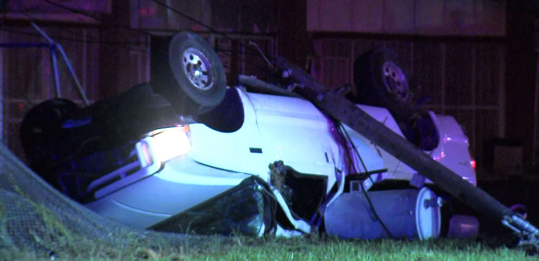 Vehicle split in half by wrong way driver on West Side