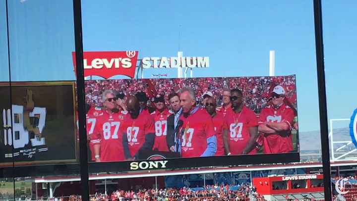 It was great to see the fans back inside Levi's stadium on Dwight Clark day  for the 49ers Open Practice 