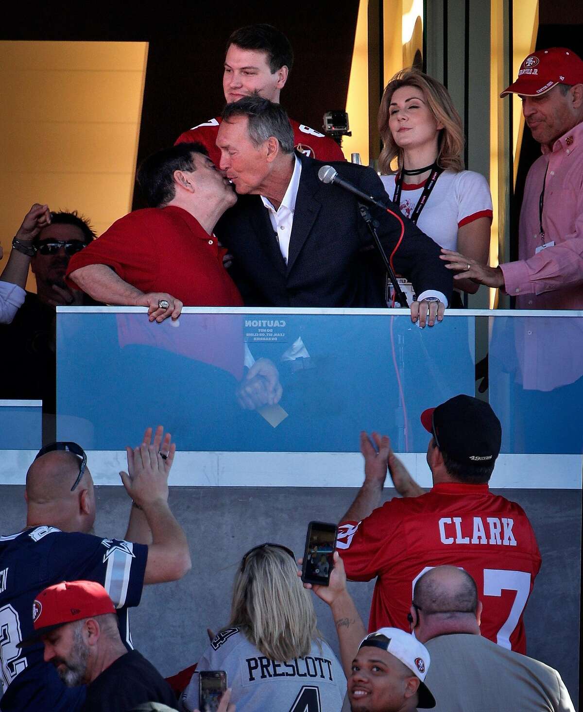 Former San Francisco 49ers wide receiver Dwight Clark announced he