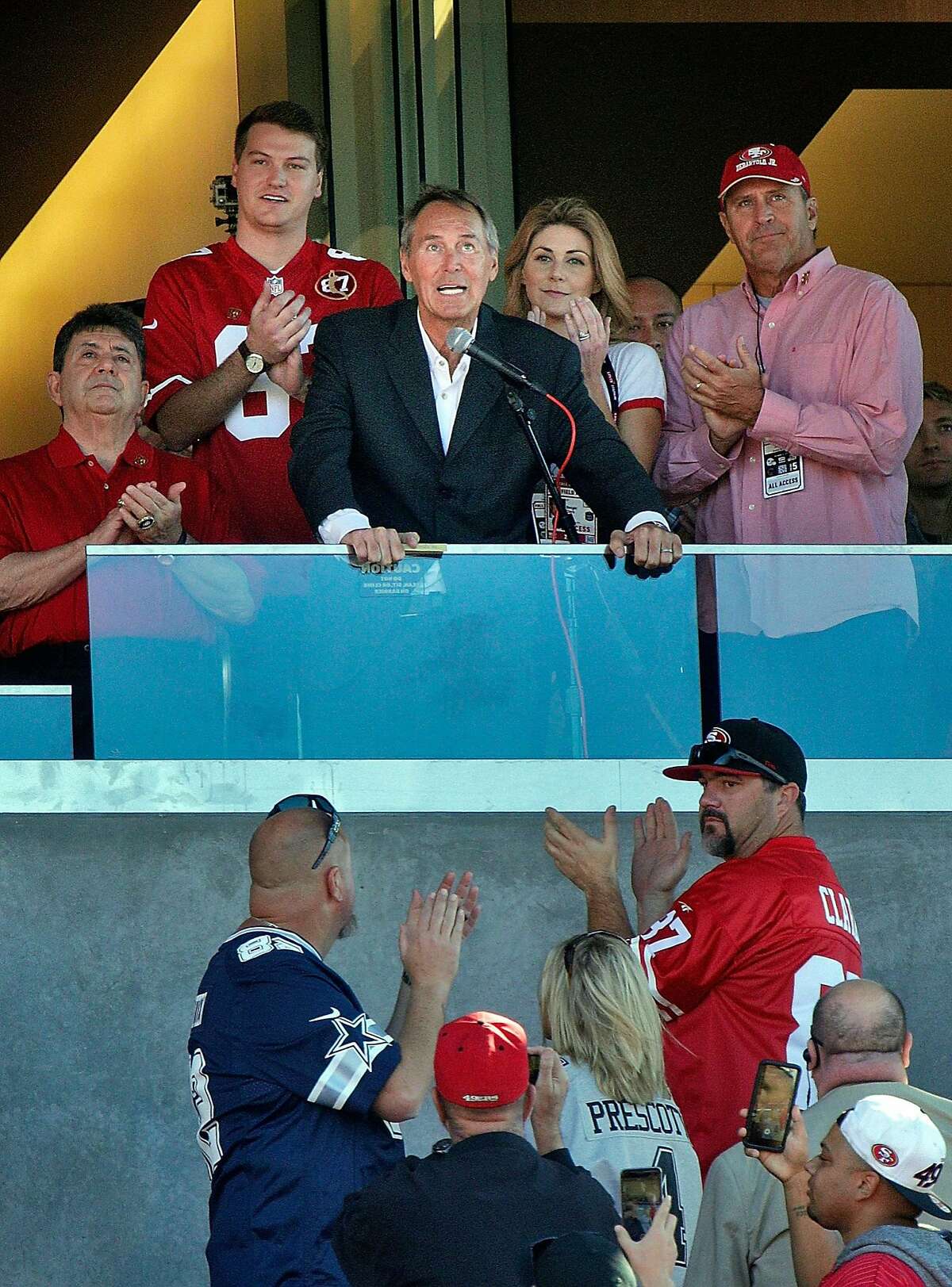 Dwight Clark's pals shower him with love and laughs