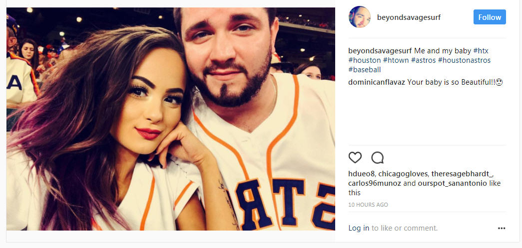 Houston bride wears Astros jersey to her New Orleans wedding