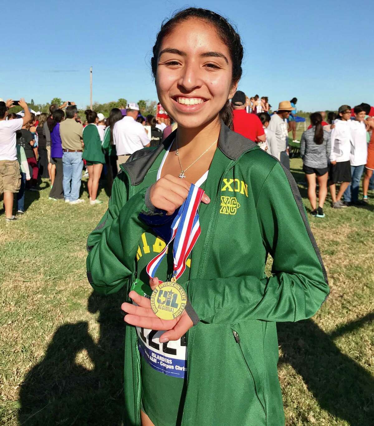 Nixon’s Alexa Rodriguez became Laredo’s second straight individual champion in the 5A regional meet Monday.