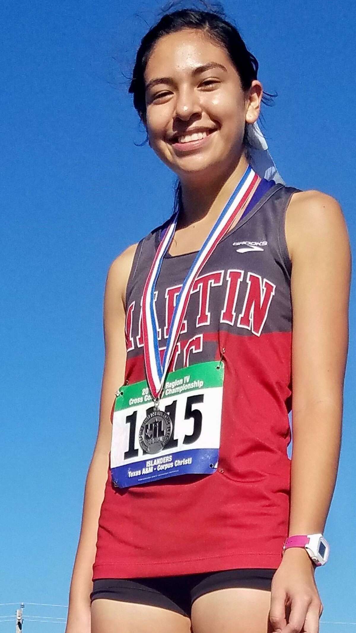 Martin’s Samantha Gonzalez finished in second place Monday to earn her first trip to the state meet.