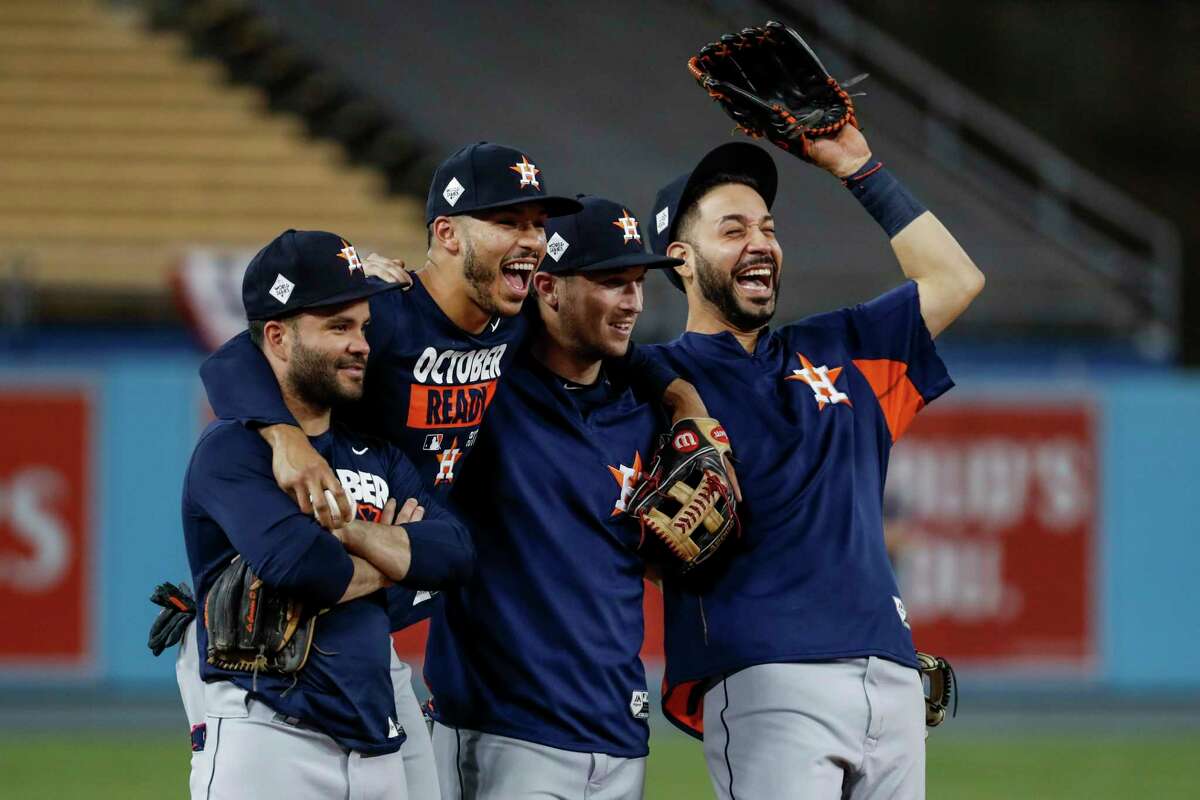 Houston Astros Jose Altuve Alex Bregman Verlander Springer Correa