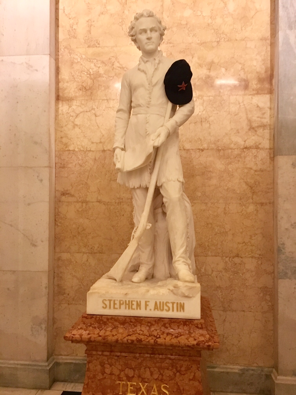 Astros caps appear on Texas statues in U.S. Capitol