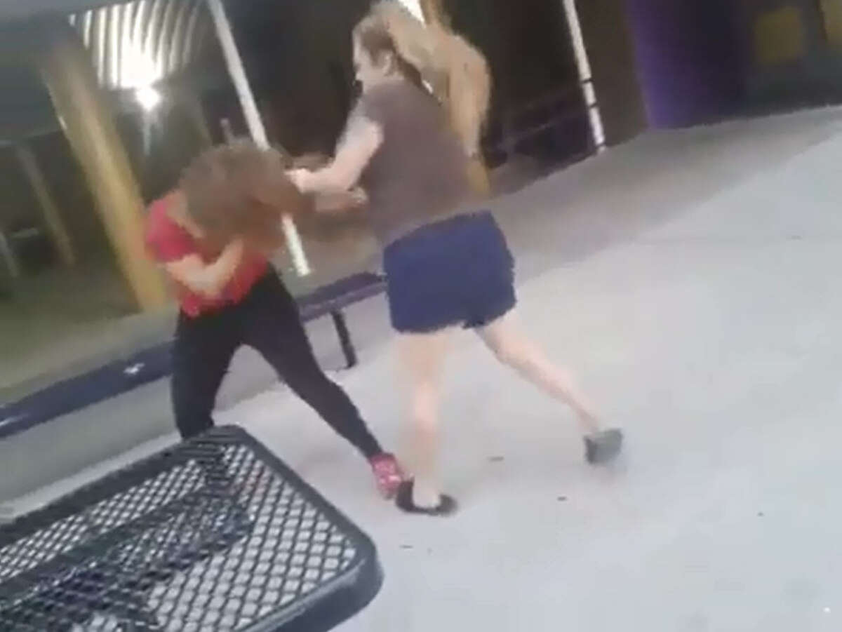 A video allegedly shows a female student at Corpus Christi's Miller High School getting beaten by a woman has gone viral.