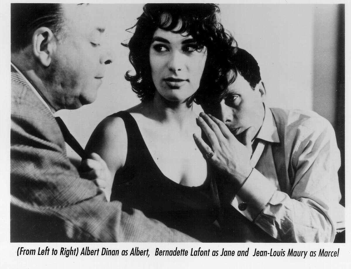 Les Bonnes Femmes (l to r) Albert Dinan as Albert, Bernadette Lafont as Jane and Jean-Louis Maury as Marcel