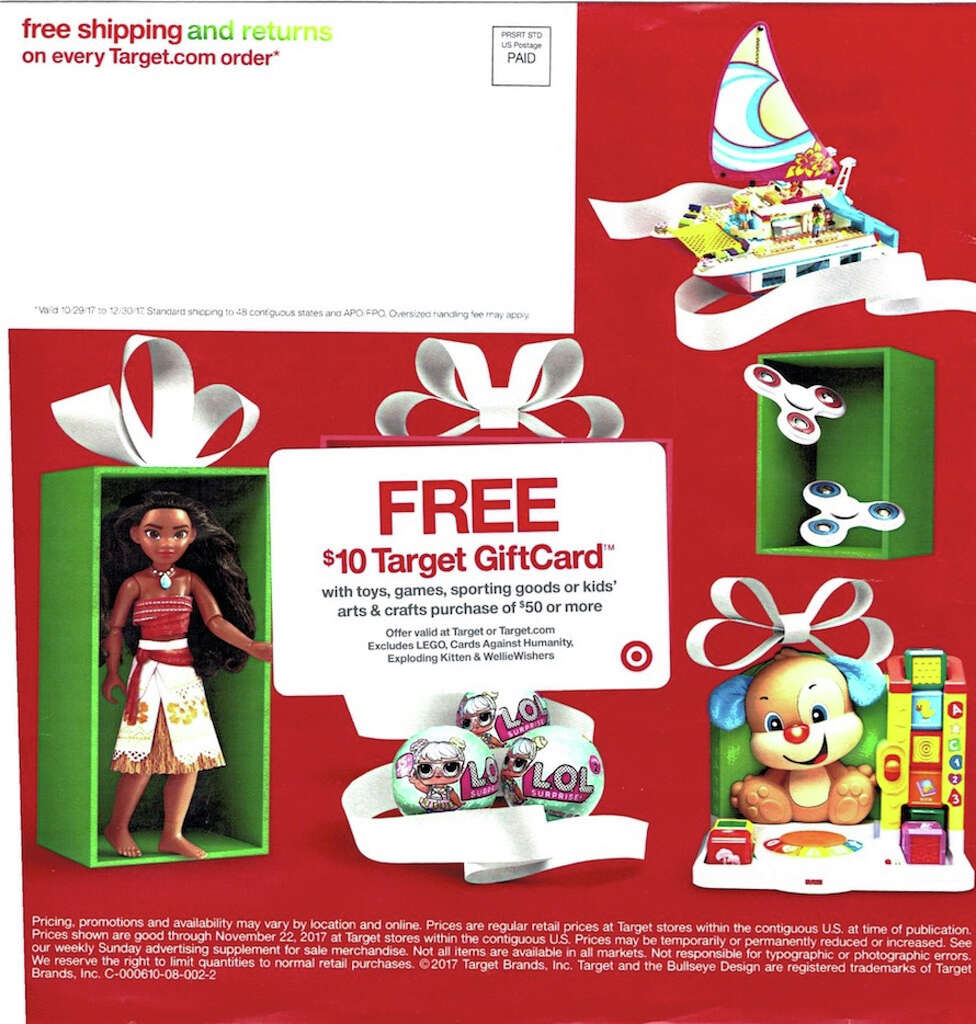target kids gift catalog