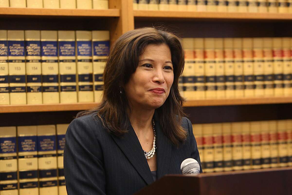 Appeals court Judge Tani Cantil-Sakauye was confirmed today as California's chief justice at a meeting of the Council on Judicial Appointments as she speaks at a press conference in San Francisco, Calif., on Wednesday, August 25, 2010.