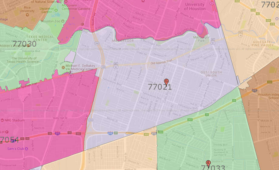 Houston Neighborhoods With The Most Registered Sex Offenders Houston Chronicle