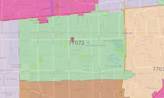 Houston neighborhoods with the most registered sex offenders