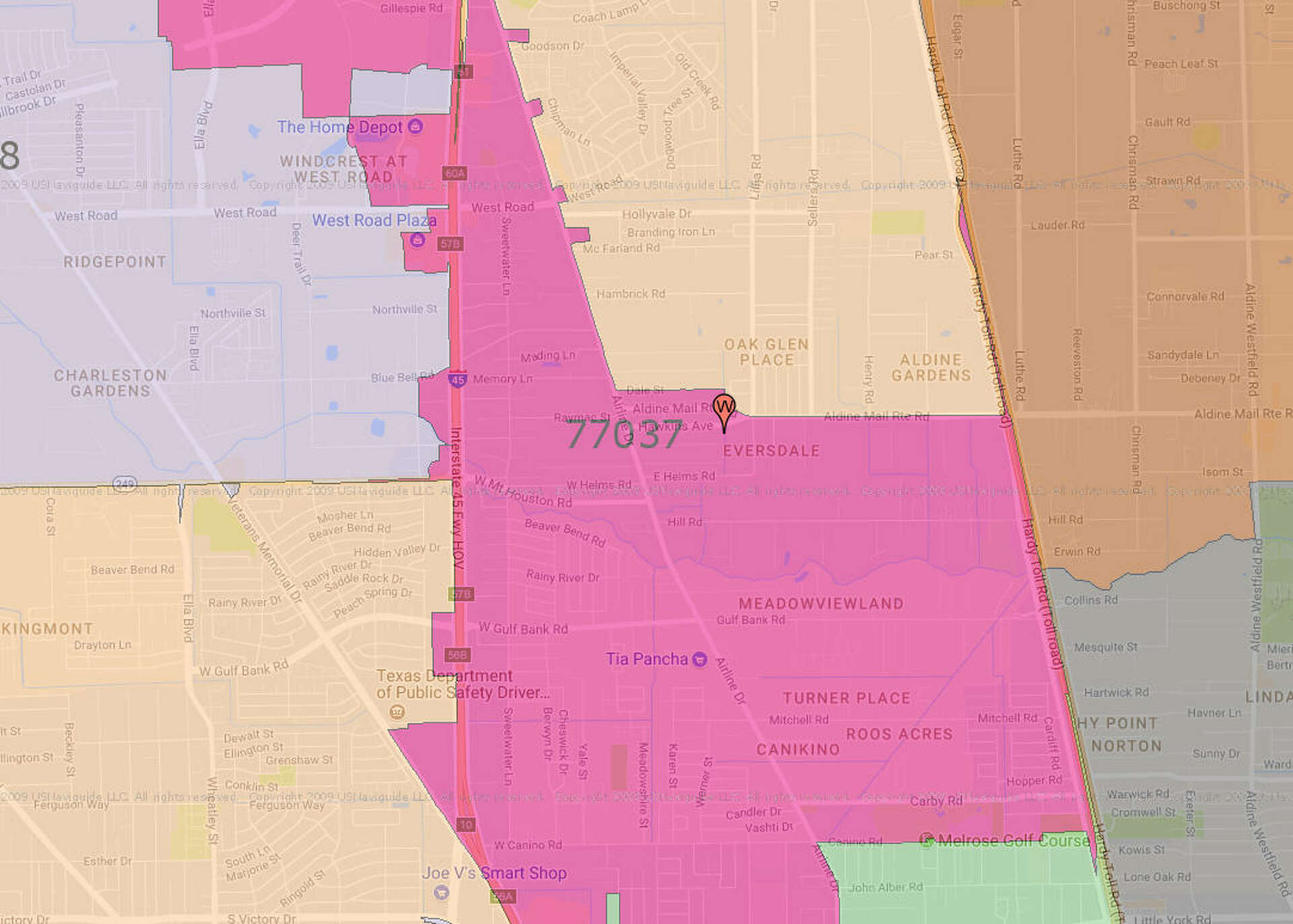 Houston Neighborhoods With The Most Registered Sex Offenders