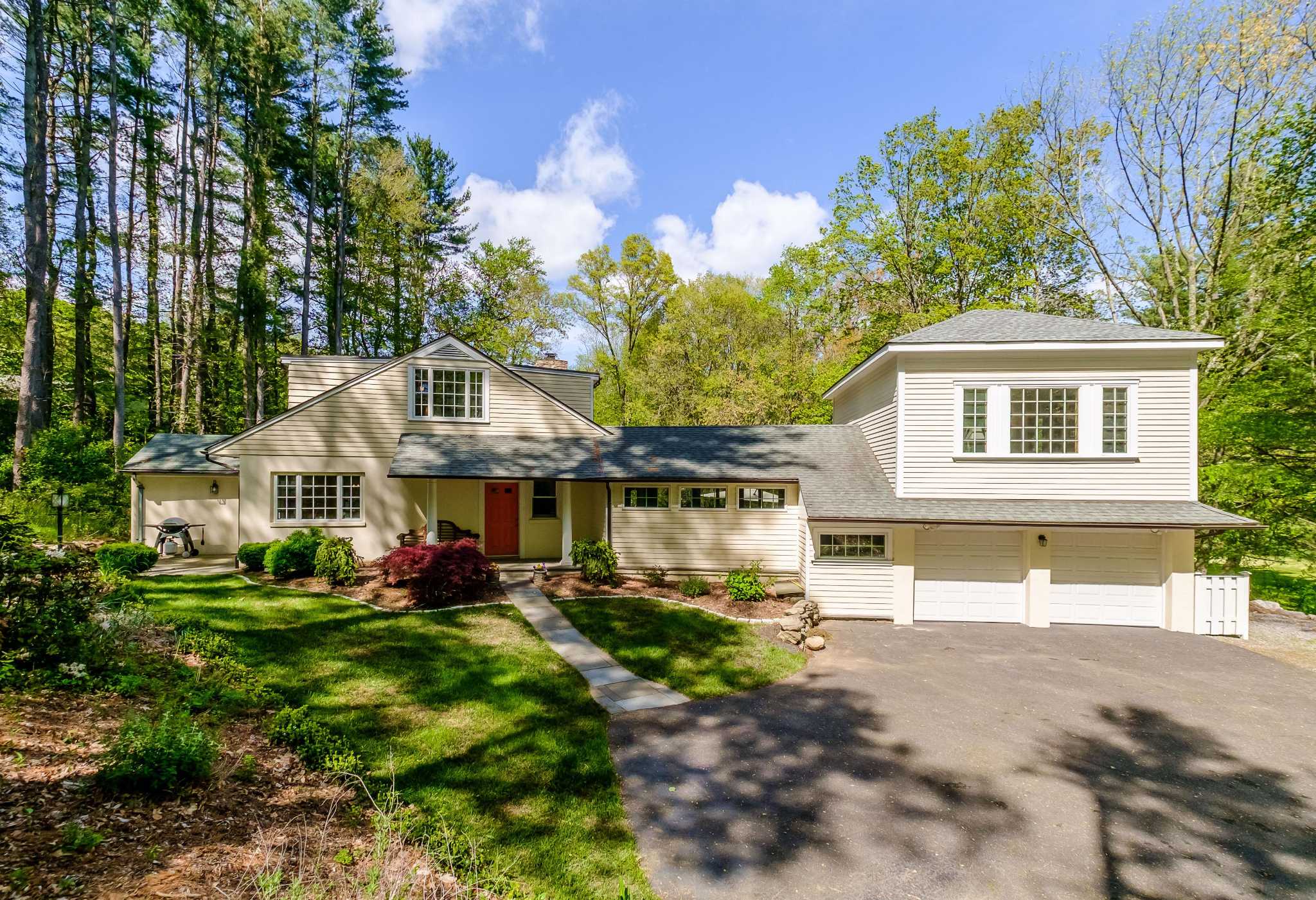 On the Market / Unique Fairfield home located in Greenfield Hill sits