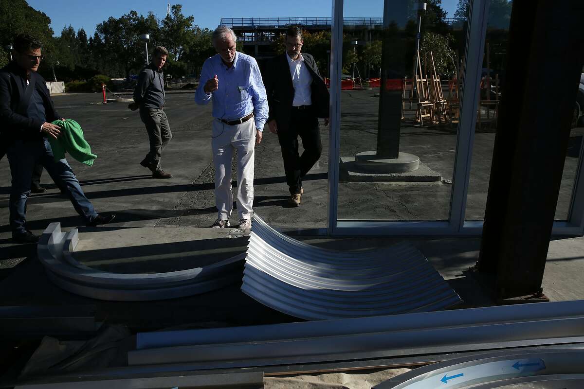Renzo Piano at the construction site of the new City Center Bishop Ranch on Bishop Drive and Camino Ranch, Saturday, Oct. 21, 2017, in San Ramon, Calif. Renzo Piano, the designer of the California Academy of Sciences and Italy's most revered architect, is designing a shopping center in San Ramon that's now under construction.