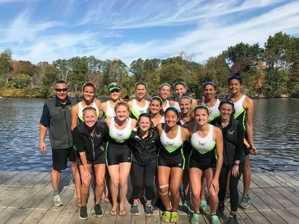 The Norwalk-based Connecticut Boat Club raced in the 53nd Head of the Charles Regatta in Cambridge, Mass., which is a 3-mile-long course and is the world’s largest regatta attracting thousands of athletes from all over the world. The Women’s Youth 8 placed seventh beating last year’s placement of 10th place out of 85 boats. This win guarantees the Varsity 8 a place in next year’s race. Also competing this year was the CBC Women’s Youth Coxed Quad ,which was a first for CBC and the second time only the regatta has held this event. Below are the athletes who competed: Women’s Youth 8: Cece Challe of New Canaan (coxswain), Julia Abbruzzese of Darien and Ridgefield, Ella Petreski of Pound Ridge N.Y., Heidi Jacobson of Greenwich, Olivia Luther of Fairfield, Catherine Garrett of Darien, Ellie Urdang of Greenwich, Kat Kern of Greenwich., and Jenna Macrae of Stamford; Women’s Youth Coxed Quad: Bella Fox of Wilton (coxswain), Paige Purcel of Ridgefield, Eleanor Imire of Wilton, Bridget Galloway of Ridgefield, and Lelah Conway of Wilton