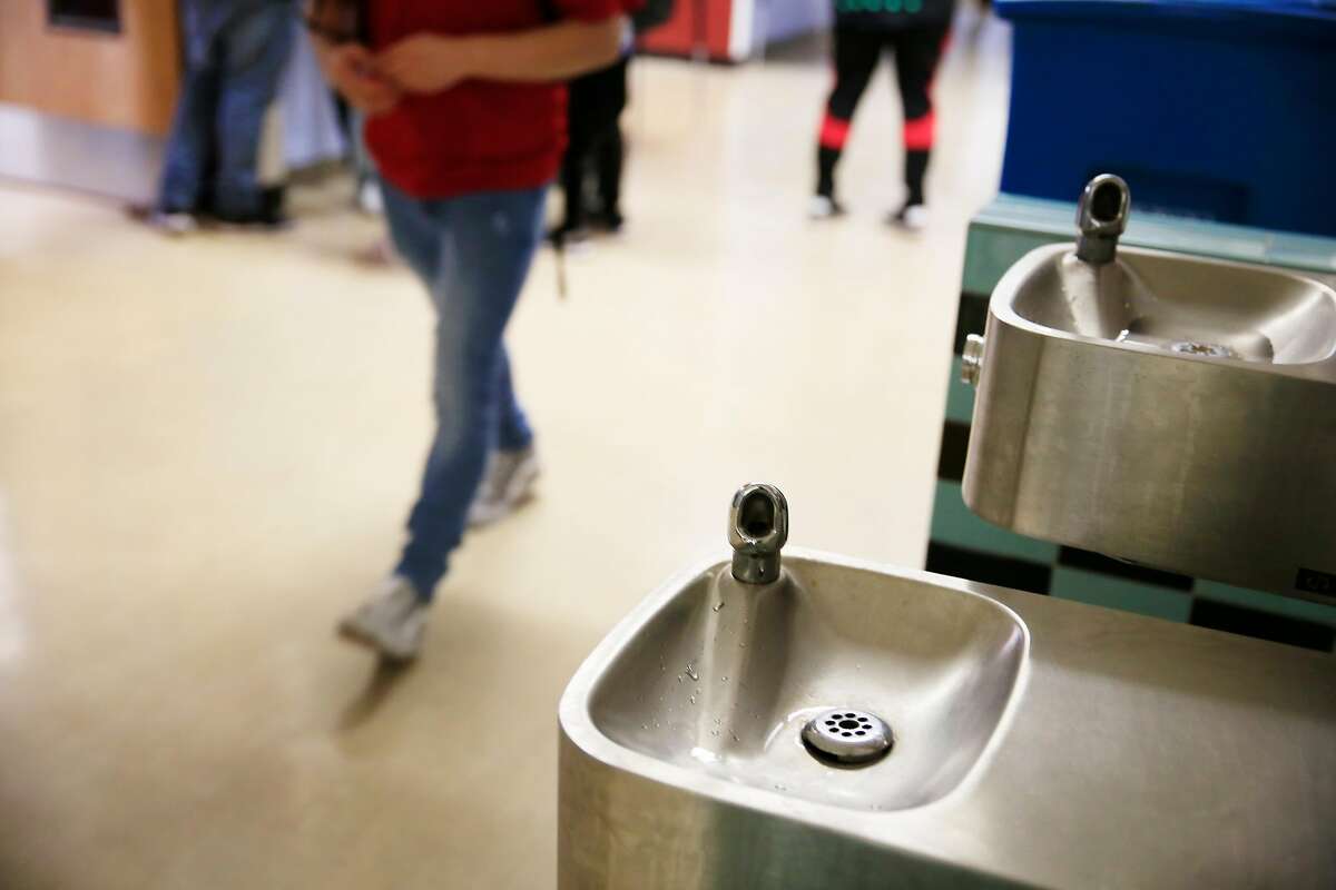 Why do school water fountains taste bad?