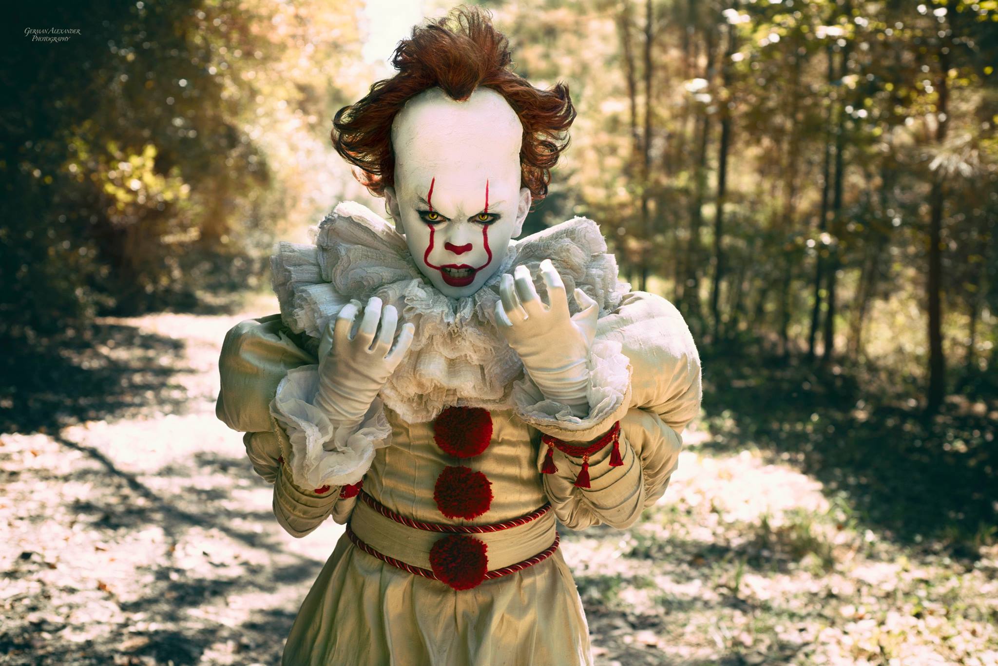 Houston's reigning cosplay prince dresses as Pennywise the clown in new