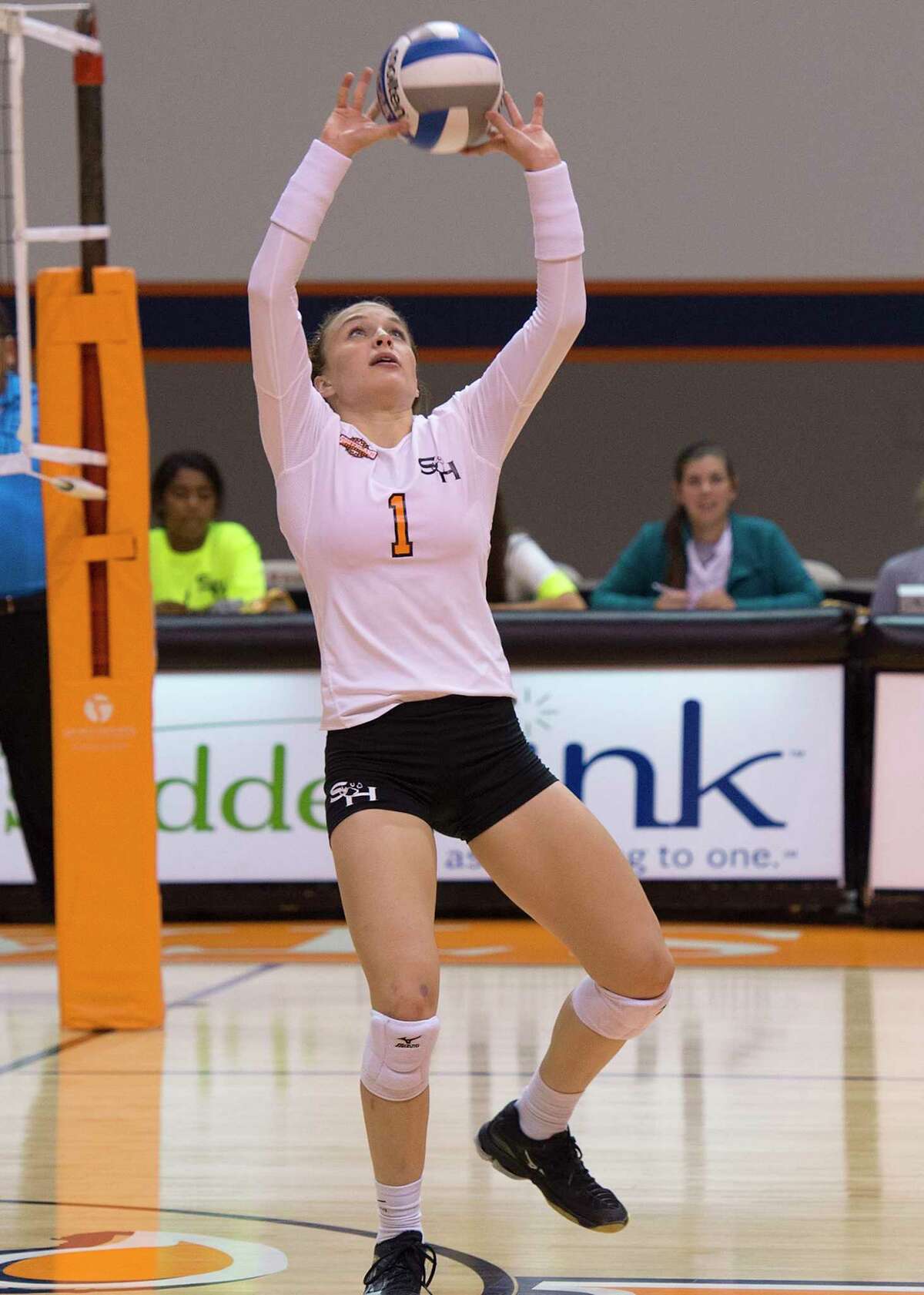 Sam Houston State volleyball player Jaclyn Ward. Ward is a 2015 graduate of Oak Ridge High School.