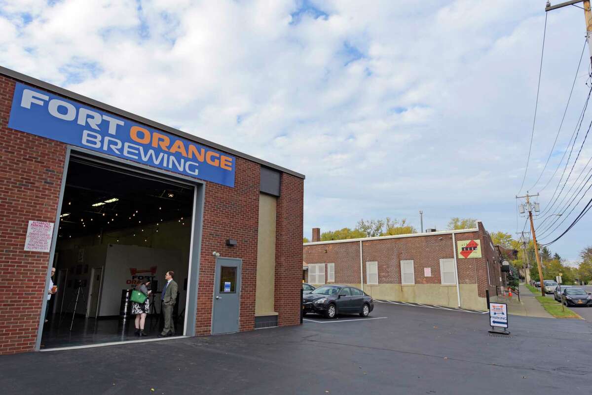 Fort Orange Brewing in Albany is participating in the NYS Shot & a Beer program to promote coronavirus vaccination. (Paul Buckowski/Times Union)