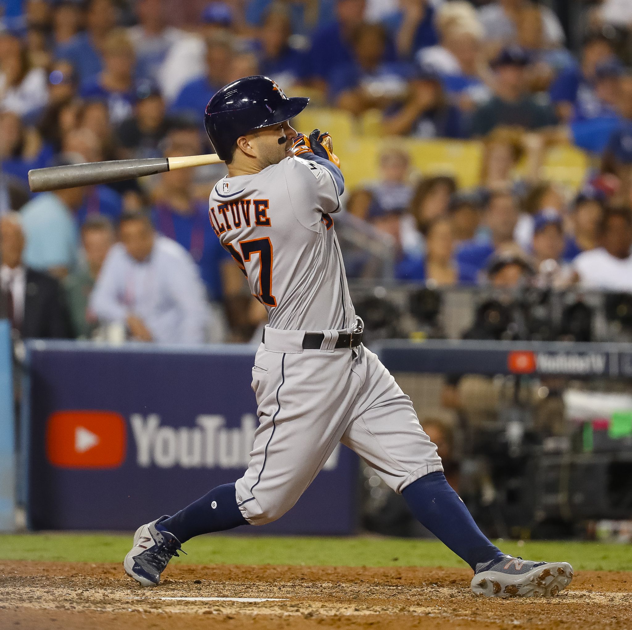 Astros Win ALDS, Josh Reddick Fights Batting Helmet - Baseball